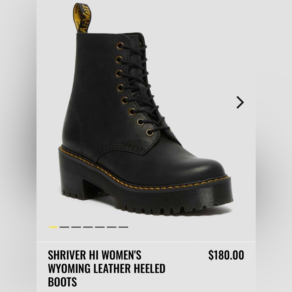 Dr. Martens SHRIVER HI WOMEN'S
WYOMING LEATHER HEELED
BOOTS